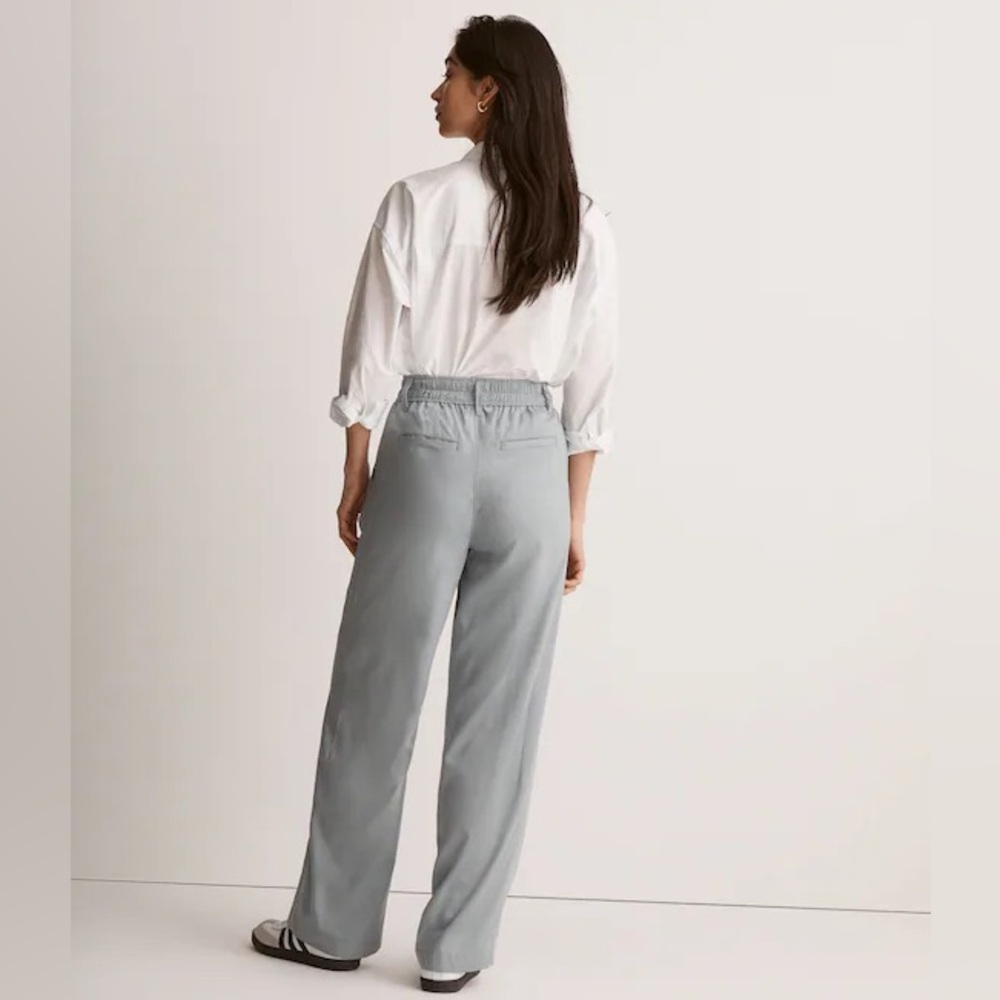 🩵 Madewell The Neale Straight-Leg Pant in
Drapeweave in Overcast, sz 10 - Picture 4 of 16